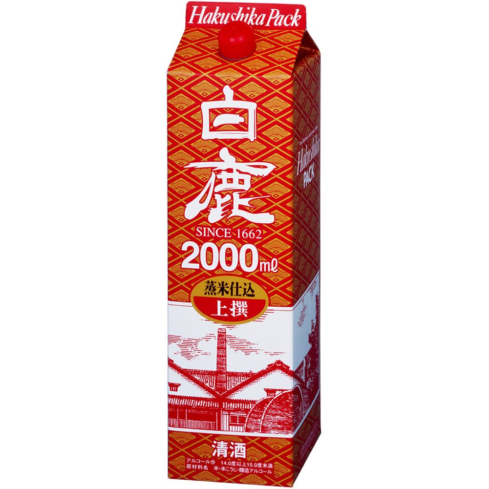 Amazon.co.jp: 上撰 白鹿 [ 日本酒 兵庫県 2000ml ] : 食品・飲料・お酒